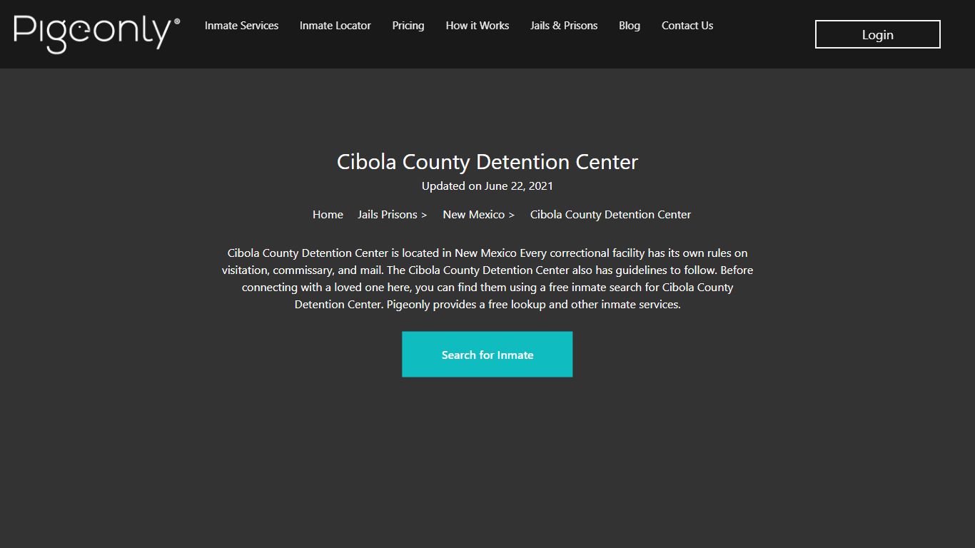 Cibola County Detention Center Inmate Search | New Mexico